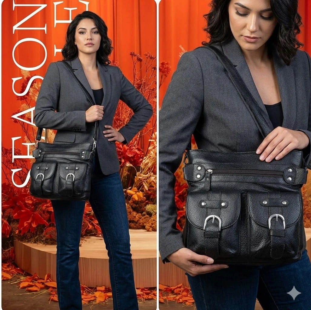 Trendheal™ Artisan Handmade Leather Crossbody Bags - Image 2