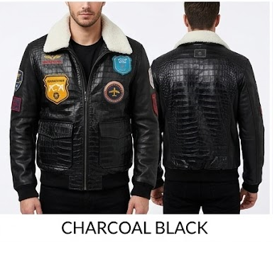 Mens Custom Leather Bomber Jacket | Custom Tailored Artisan Outerwear