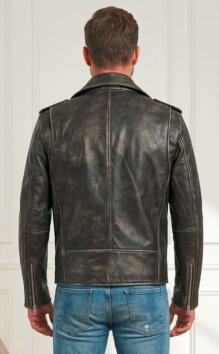 Mens Custom Leather Jacket | Custom Tailored Artisan Outerwear - Image 2