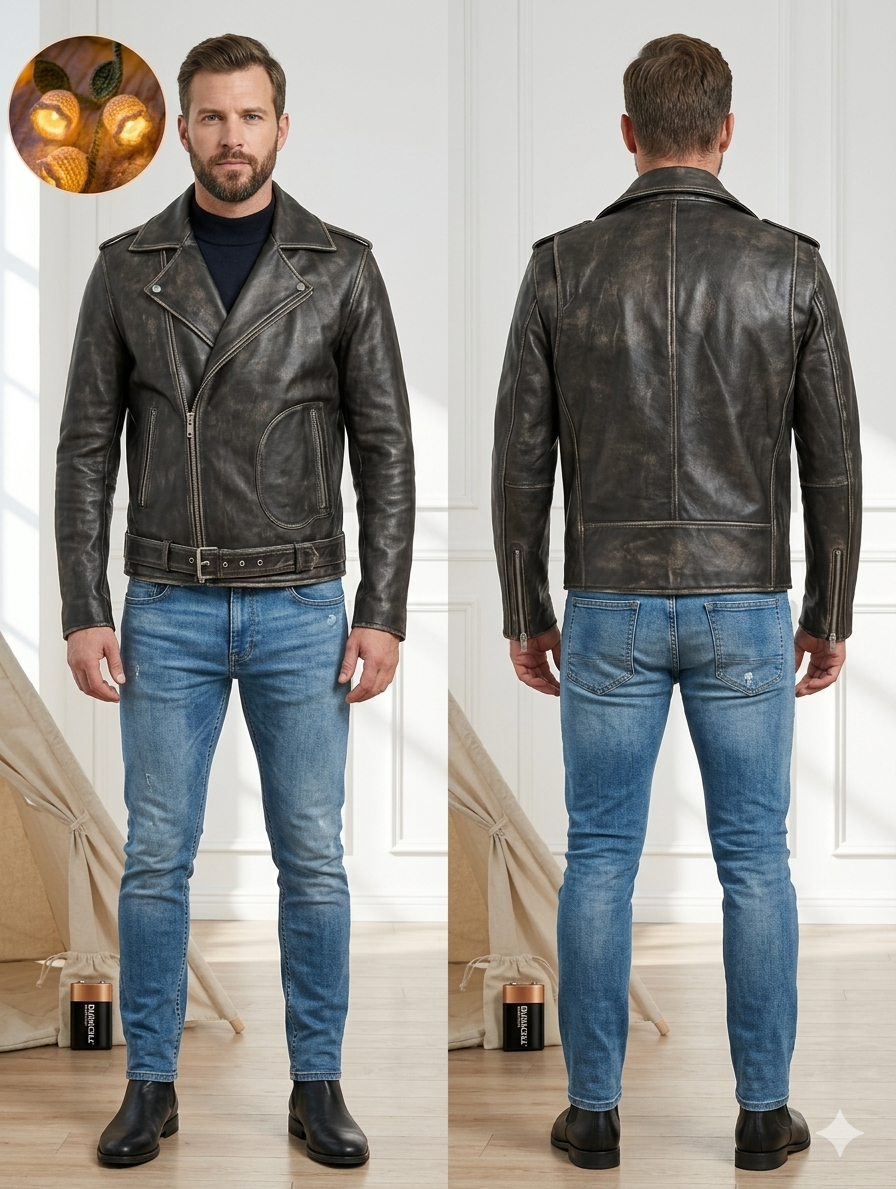 Mens Custom Leather Jacket | Custom Tailored Artisan Outerwear - Image 4